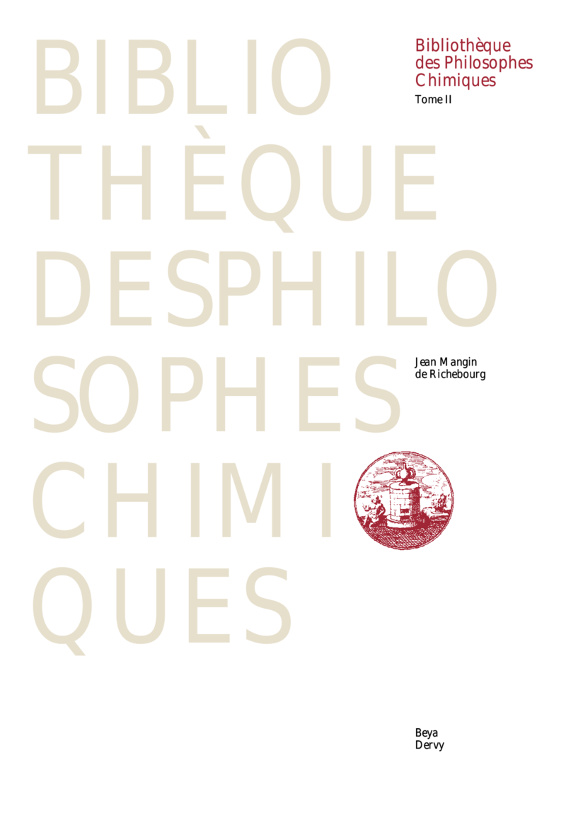 Bibliothèque des philosophes chimiques - tome I
