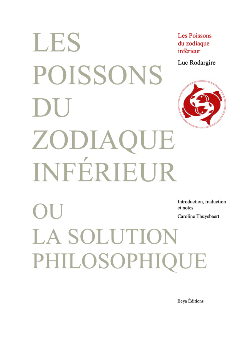 Les Poissons du zodiaque inférieur