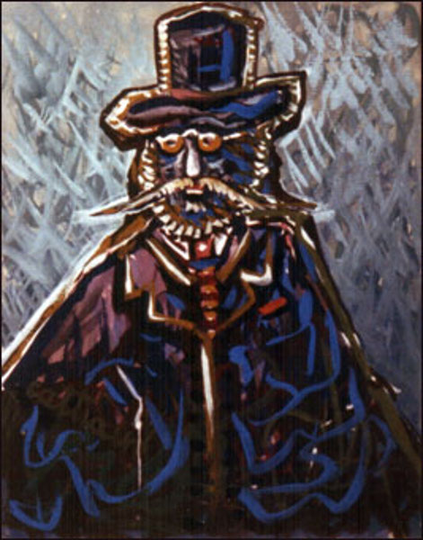21. « Le Prophète », peinture de Louis Cattiaux